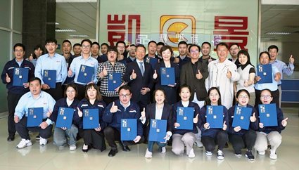 Kaijing Greentech market and sales training project successfully concluded!